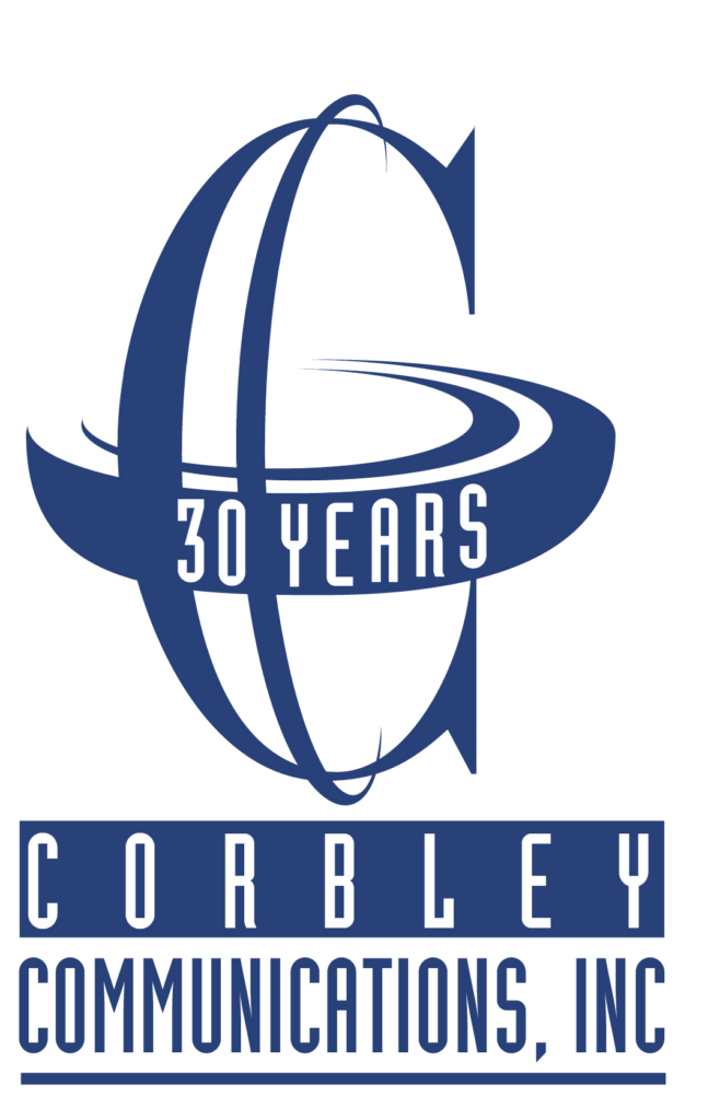 Corbley Communications, Inc. 30 Years logo